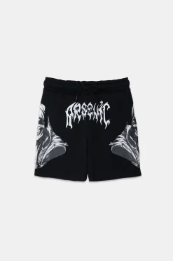 Arsenic Logo Print Youth Shorts