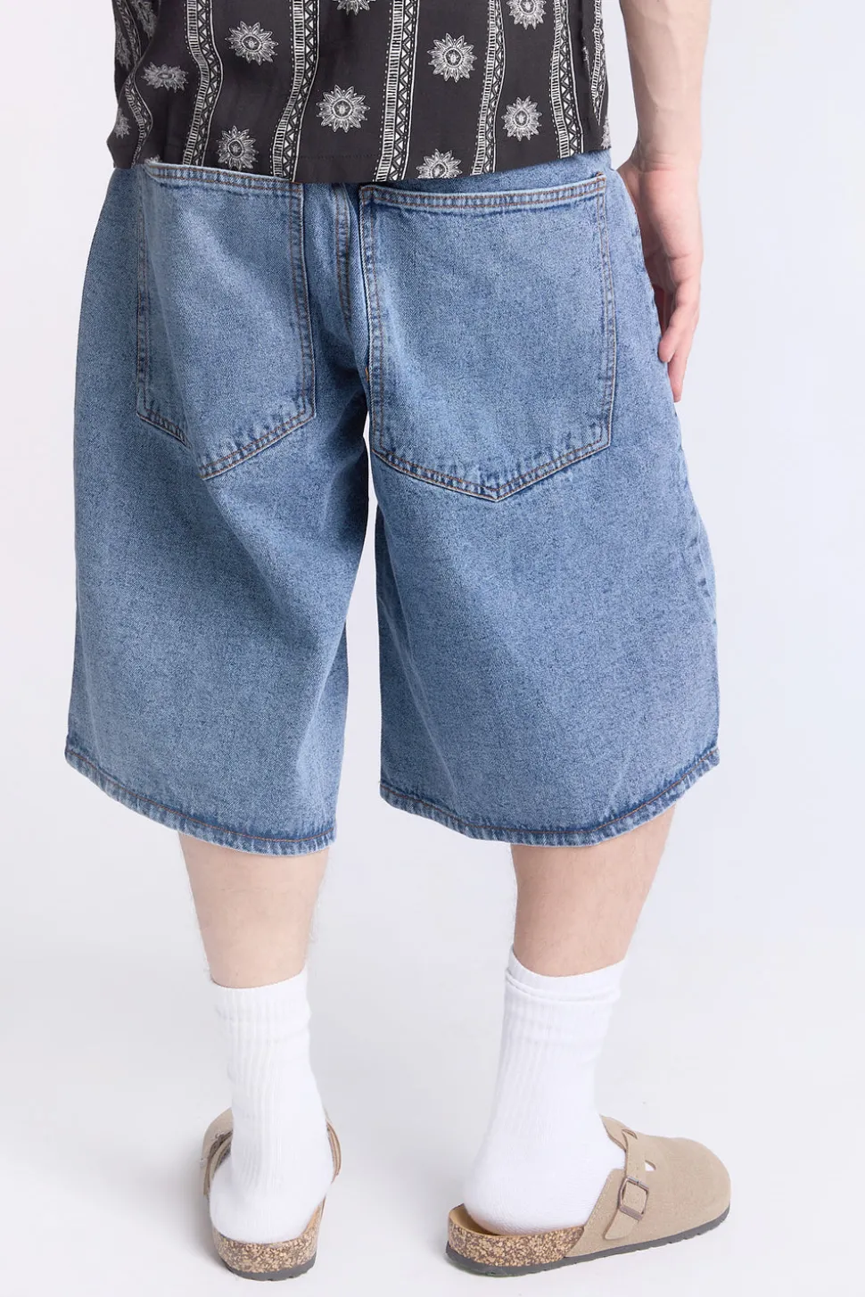 Arsenic Mens Baggy Denim Shorts