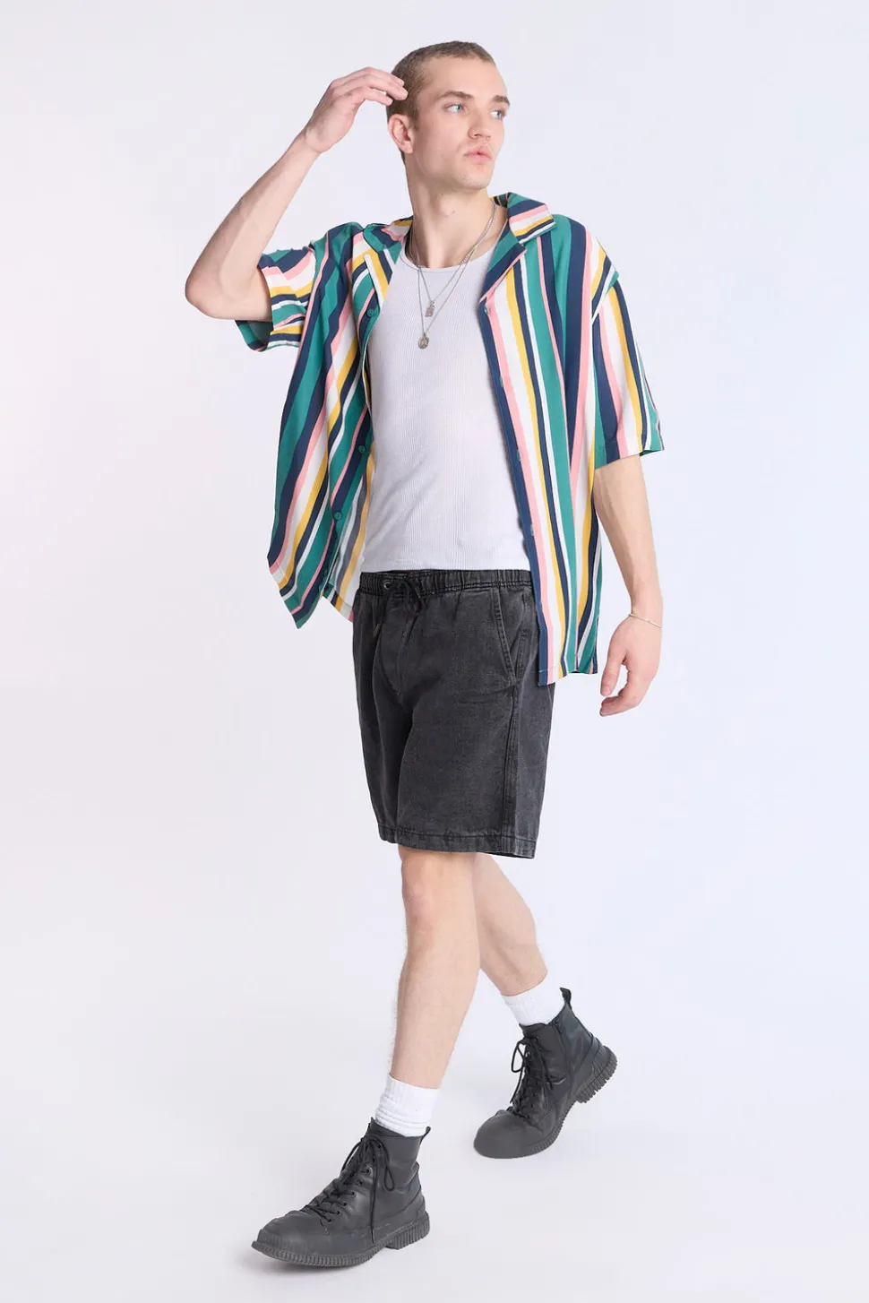 Arsenic Mens Denim Shorts