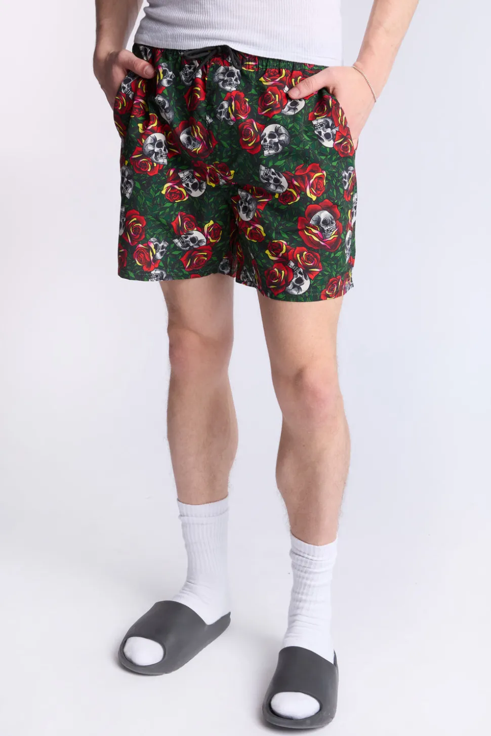 Arsenic Mens Graphic Beach Shorts