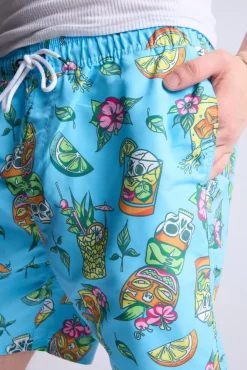 Arsenic Mens Graphic Beach Shorts