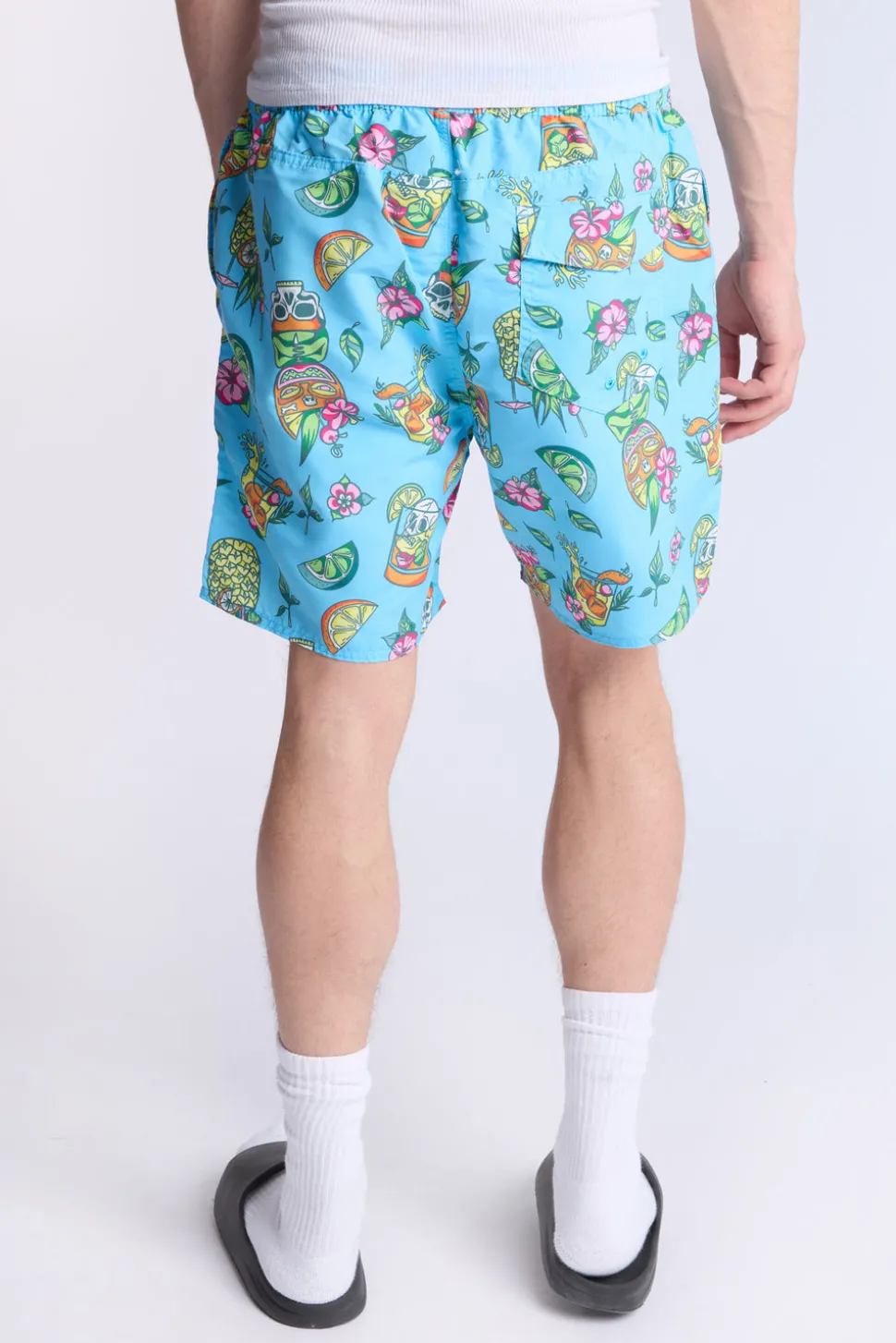 Arsenic Mens Graphic Beach Shorts