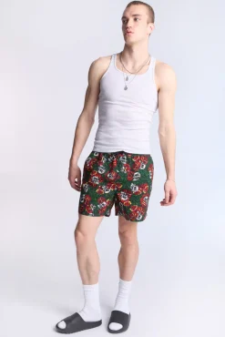Arsenic Mens Graphic Beach Shorts