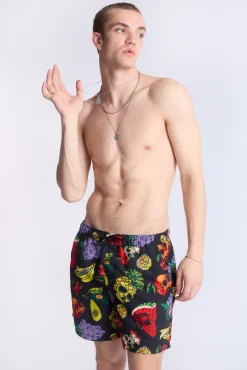 Arsenic Mens Graphic Beach Shorts
