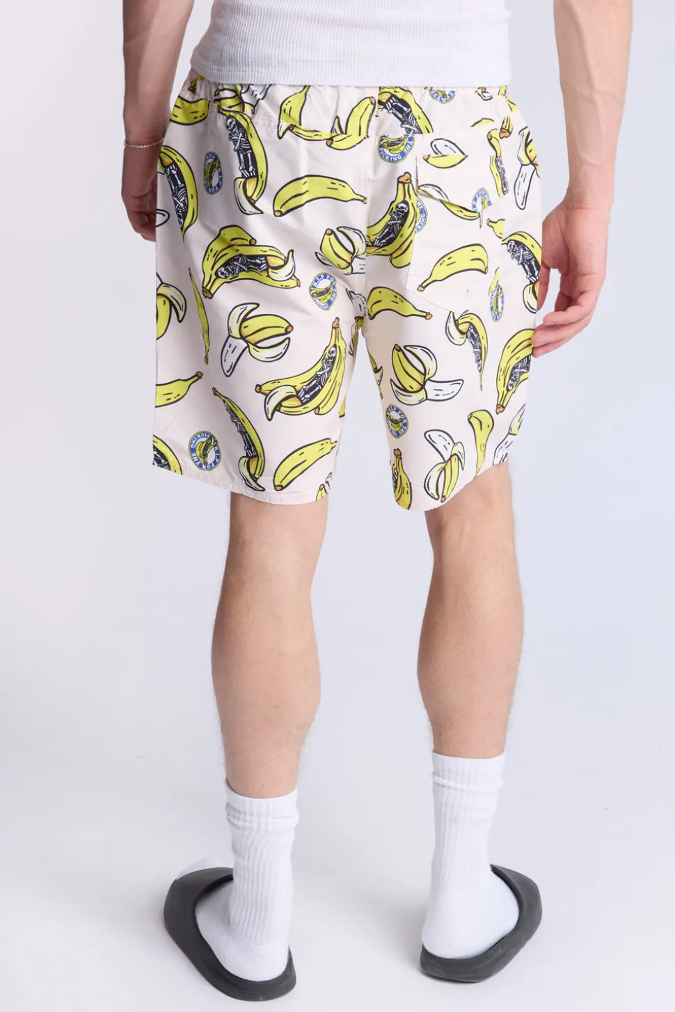 Arsenic Mens Graphic Beach Shorts