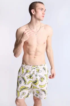 Arsenic Mens Graphic Beach Shorts