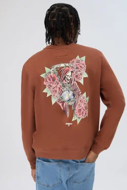 Arsenic Mens Graphic Crewneck Sweatshirt