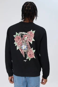 Arsenic Mens Graphic Crewneck Sweatshirt