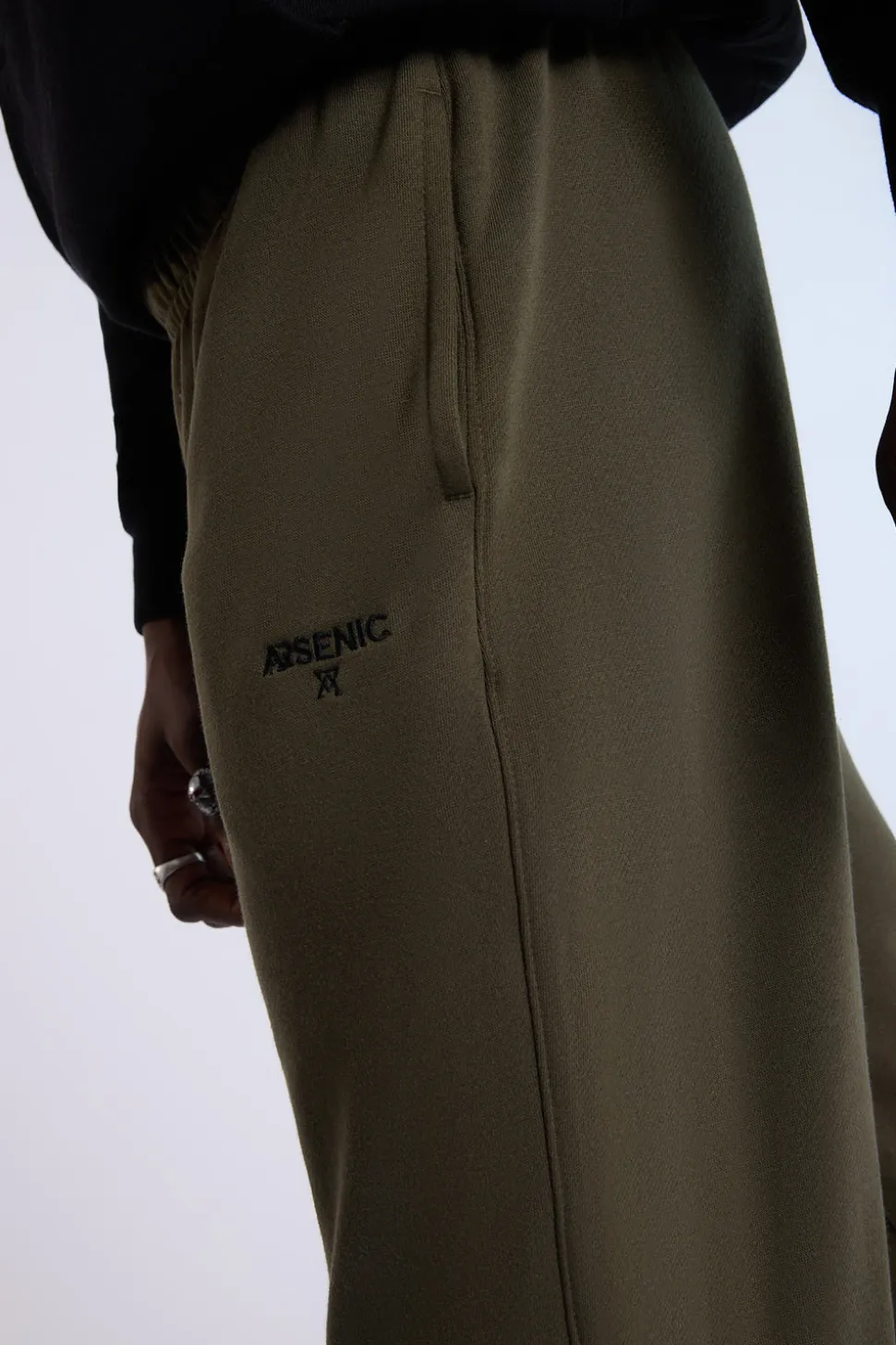 Arsenic Mens Open Bottom Sweatpant
