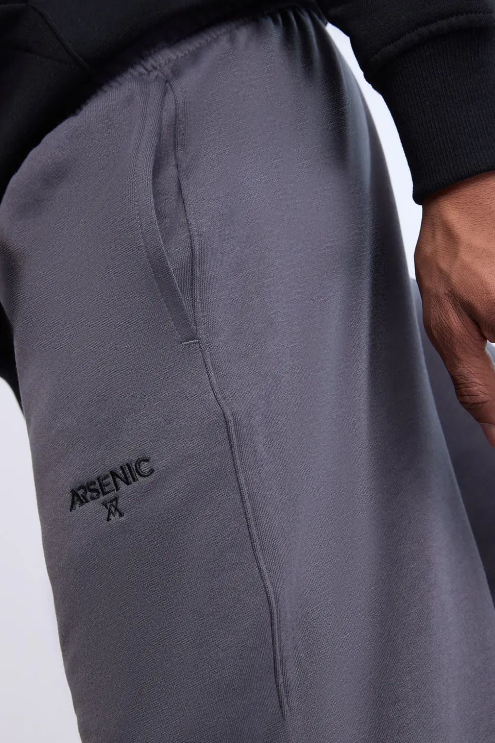 Arsenic Mens Open Bottom Sweatpant