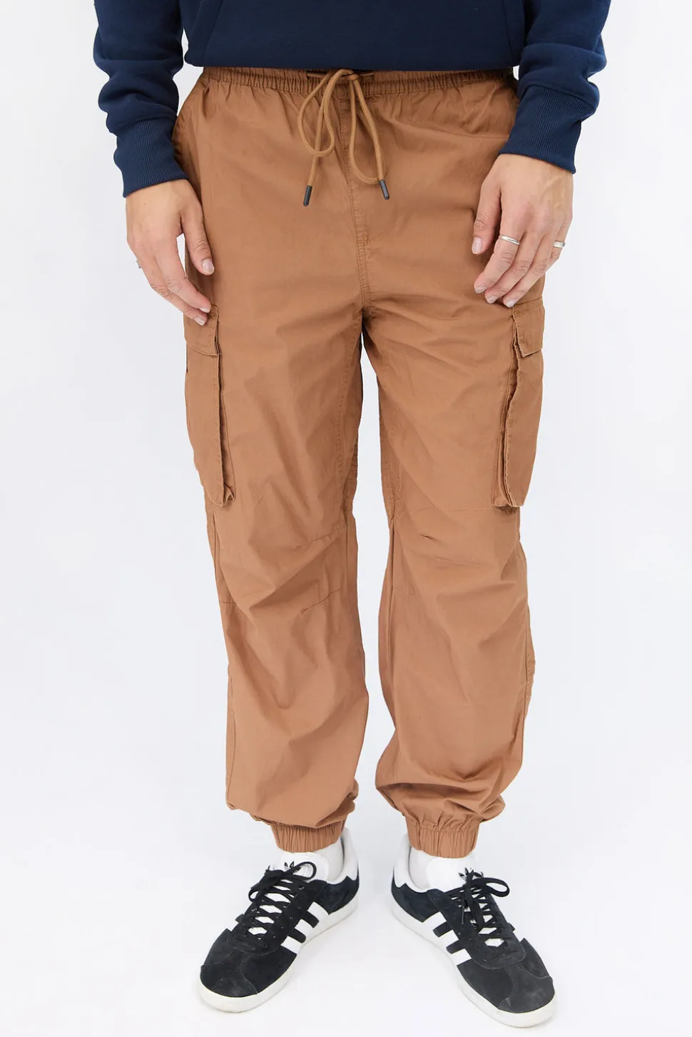 Arsenic Mens Poplin Cargo Jogger