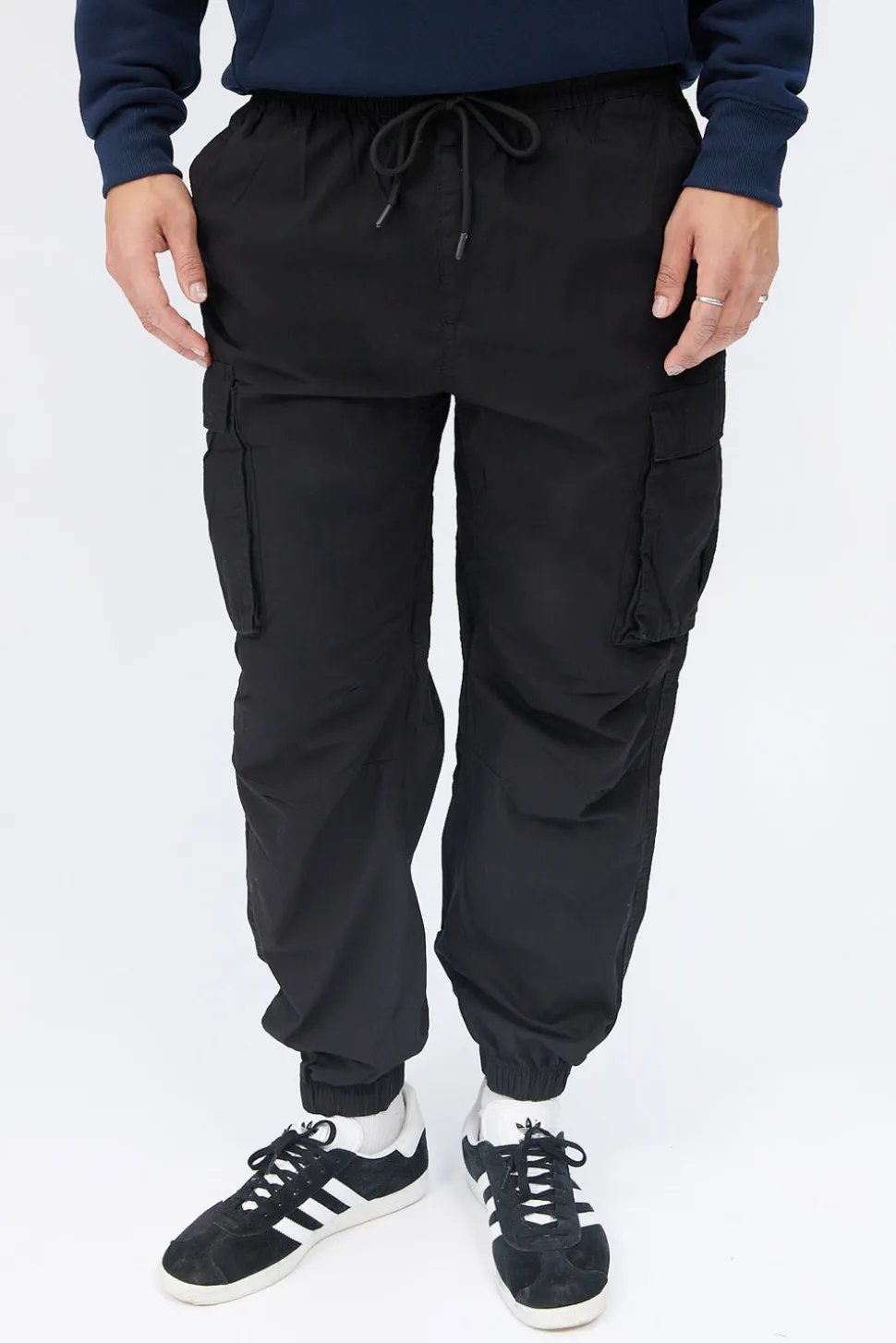 Arsenic Mens Poplin Cargo Jogger
