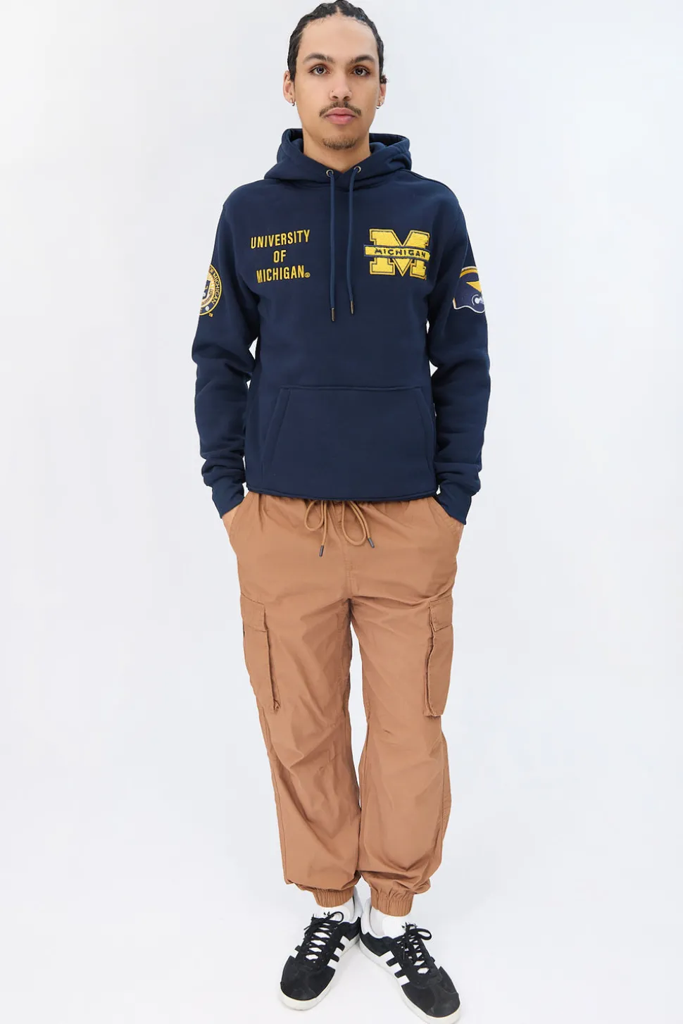 Arsenic Mens Poplin Cargo Jogger
