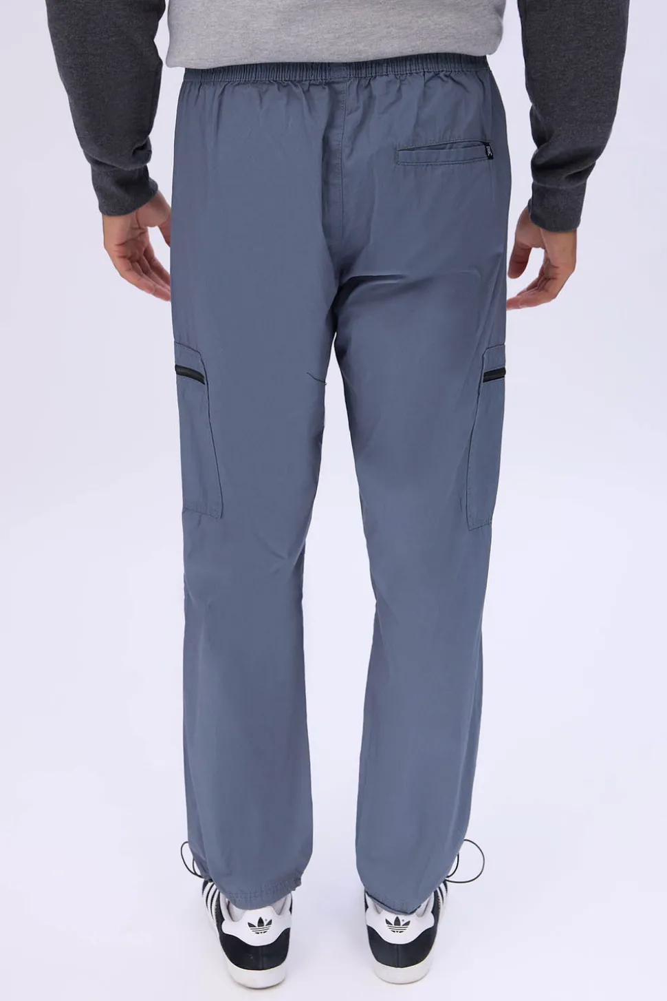 Arsenic Mens Poplin Zipper Cargo Pant