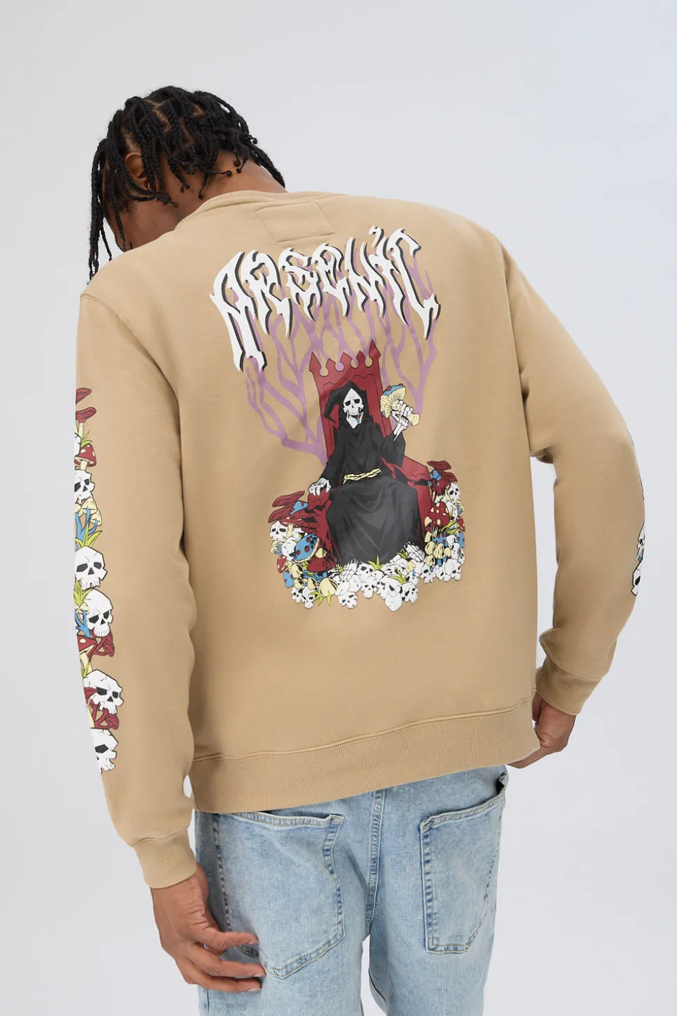 Arsenic Mens Reaper Graphic Sweatshirt