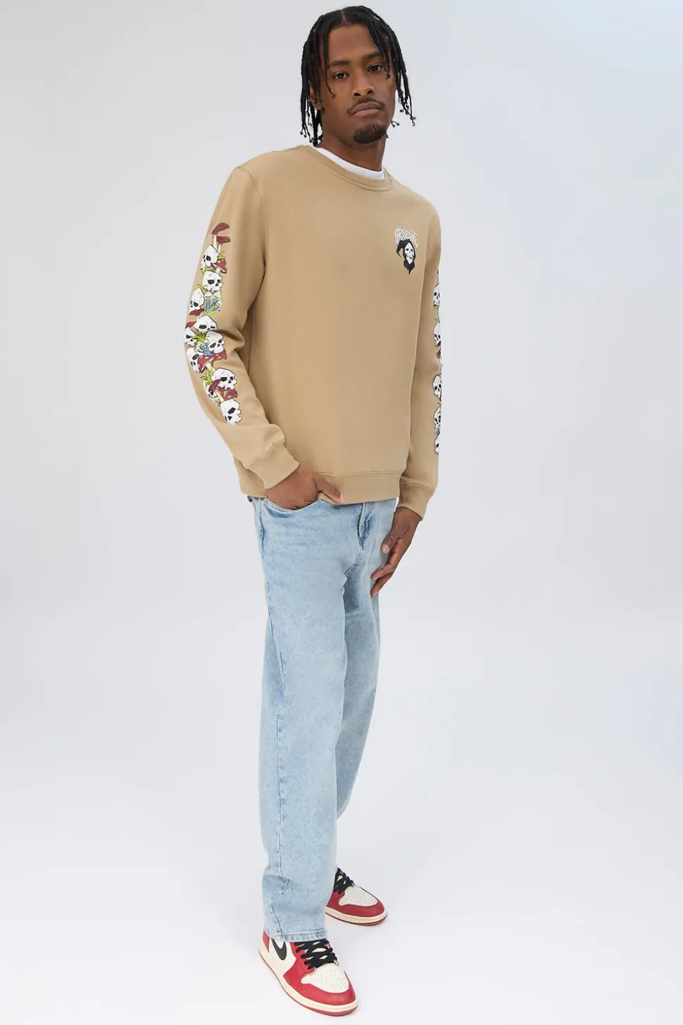 Arsenic Mens Reaper Graphic Sweatshirt