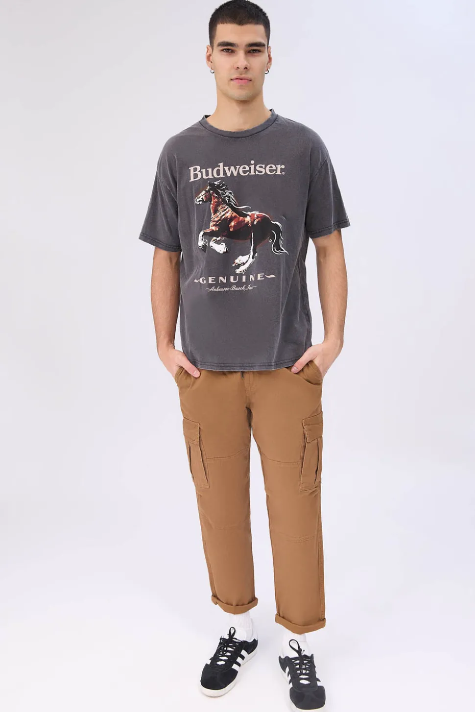 Arsenic Mens Relaxed Cargo Pant