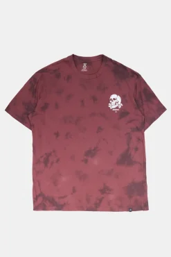 Arsenic Mens Tie-Dye Skull Bouquet T-Shirt