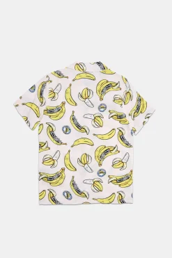 Arsenic Youth Banana Skeleton Button-Up