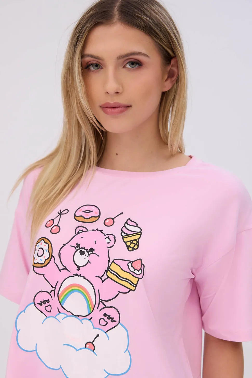 Care Bears 2-Piece Pajama Tee & Velour Jogger Set