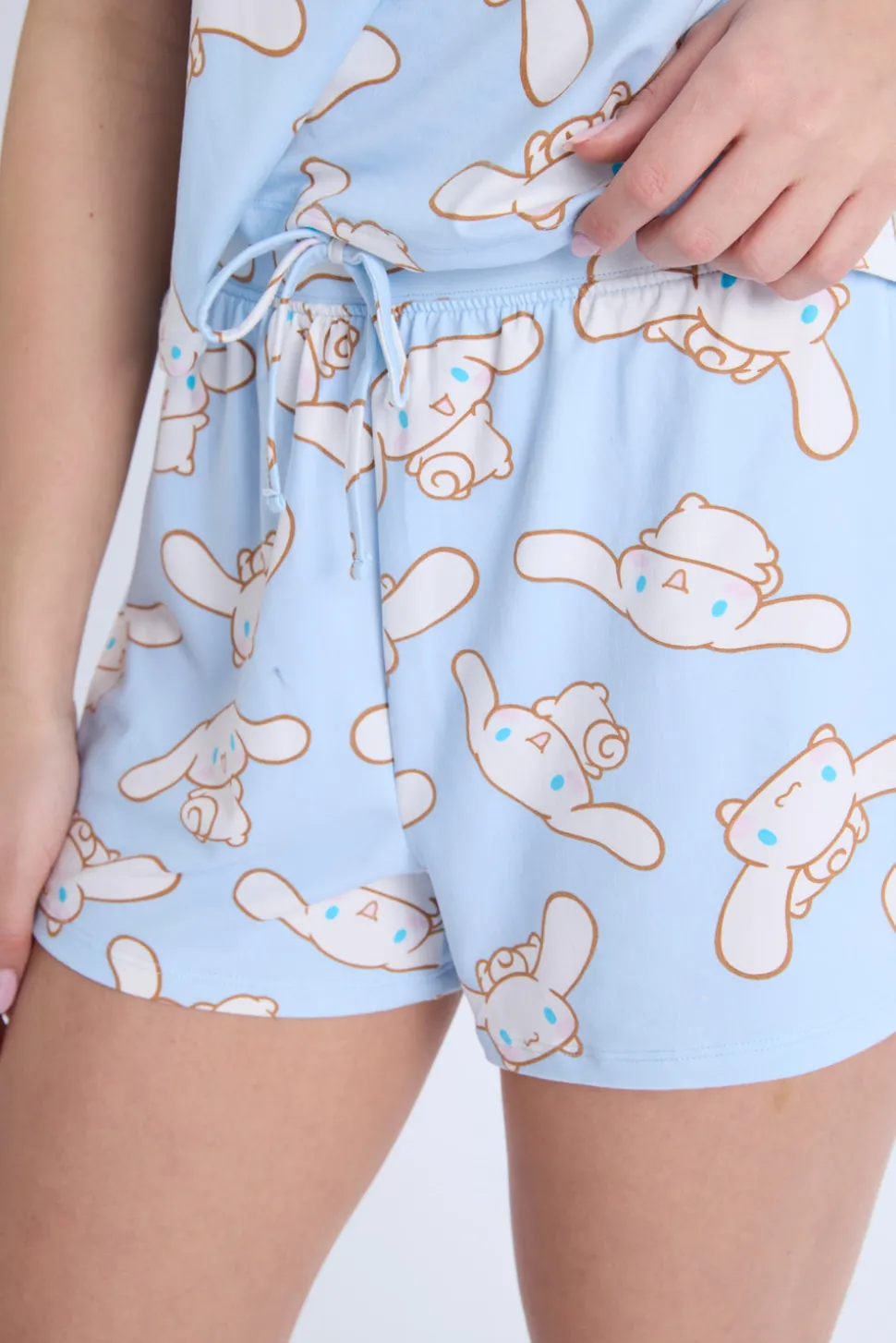 Cinnamoroll AOP 2-Piece Pajama Tee & Shorts Set