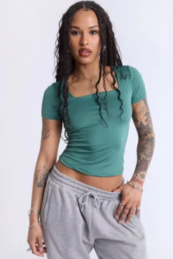 Double Layer Square Neck Top