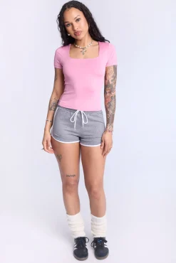 Double Layer Square Neck Top