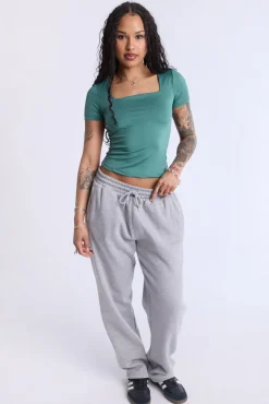 Double Layer Square Neck Top