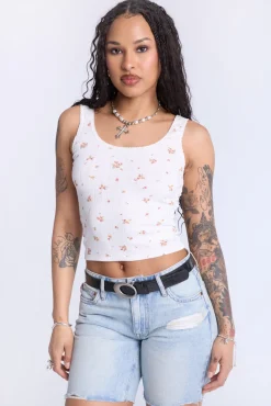 Floral Print Tank Top