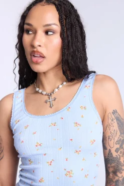 Floral Print Tank Top