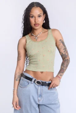 Floral Print Tank Top