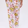 Garfield Printed Plush Pajama Bottoms