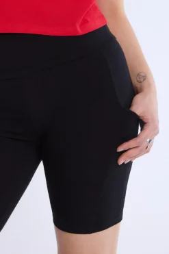High-Rise Pocket Bike Shorts