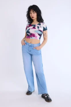 High-Rise Wide Leg Jeans