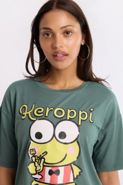 Keroppi 2-Piece Pajama Tee & Shorts Set