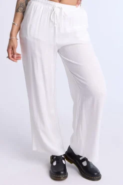 Lined Wide Leg Pant