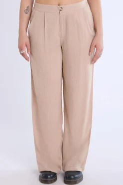 Lined Wide-Leg Pant