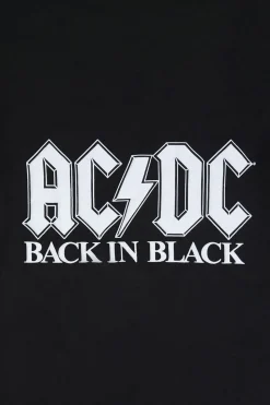 Mens AC/DC Back in Black Graphic T-Shirt