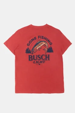 Mens Busch Light Gone Fishing T-Shirt