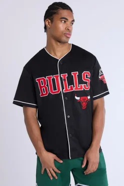 Mens Chicago Bulls Black Mesh Jersey