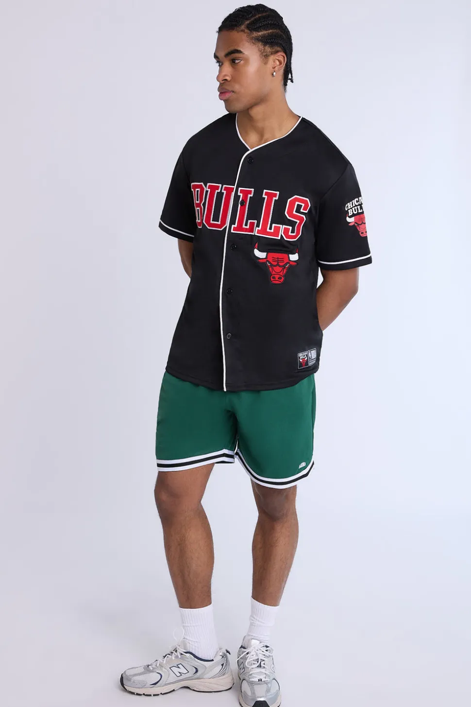 Mens Chicago Bulls Black Mesh Jersey