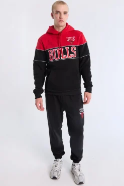 Mens Chicago Bulls Colour Block Hoodie