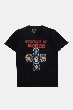 Mens Guns N' Roses Acid Wash T-Shirt