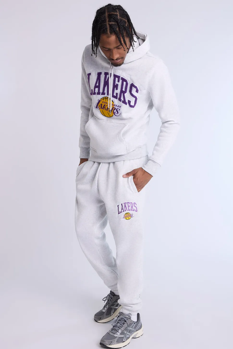 Mens LA Lakers Logo Sweatpant