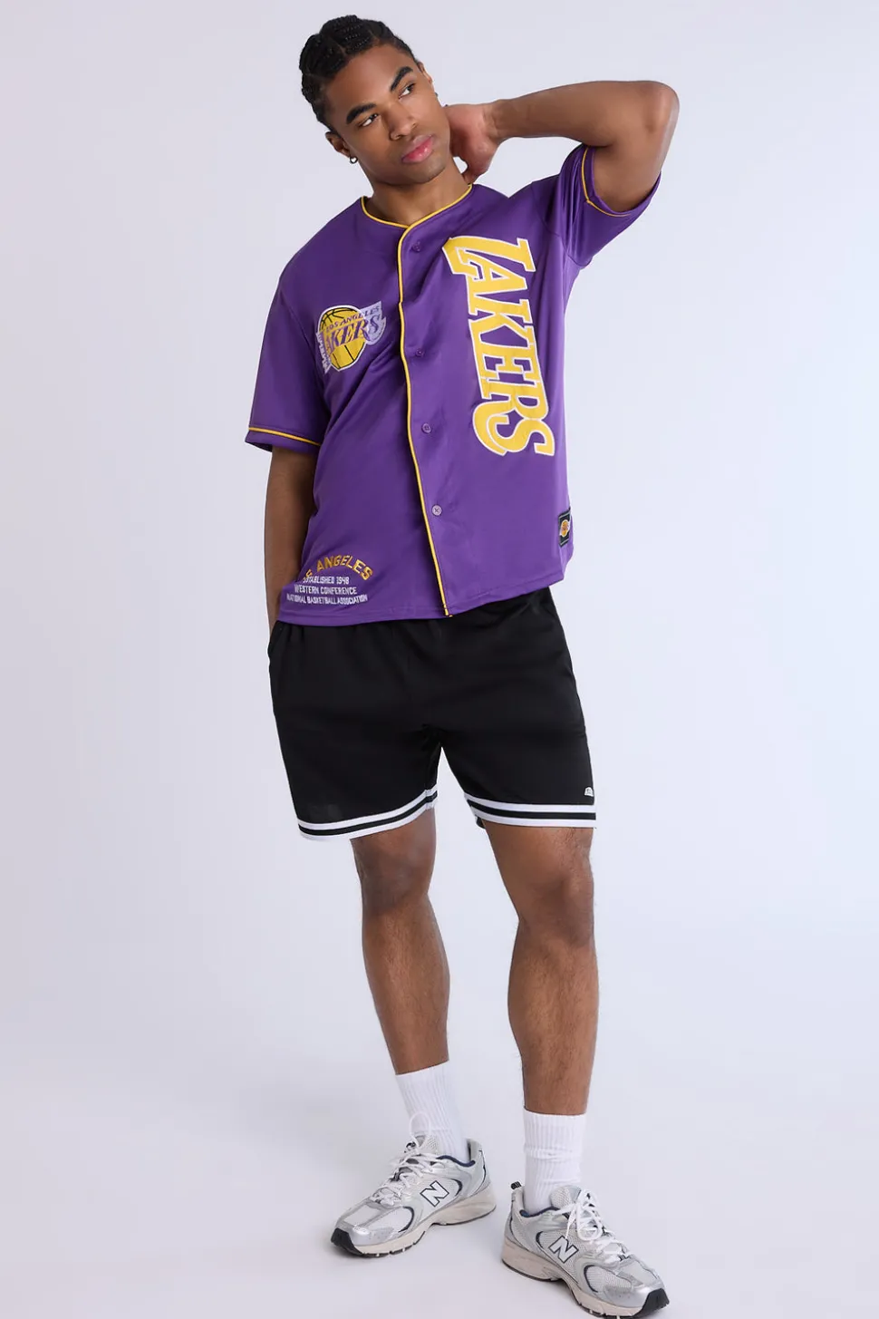 Mens LA Lakers Mesh Jersey