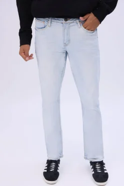 Mens Light Wash Skinny Jeans