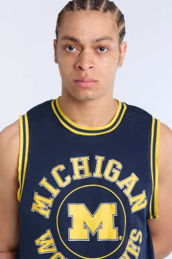 Mens Michigan Wolverines Mesh Tank Top