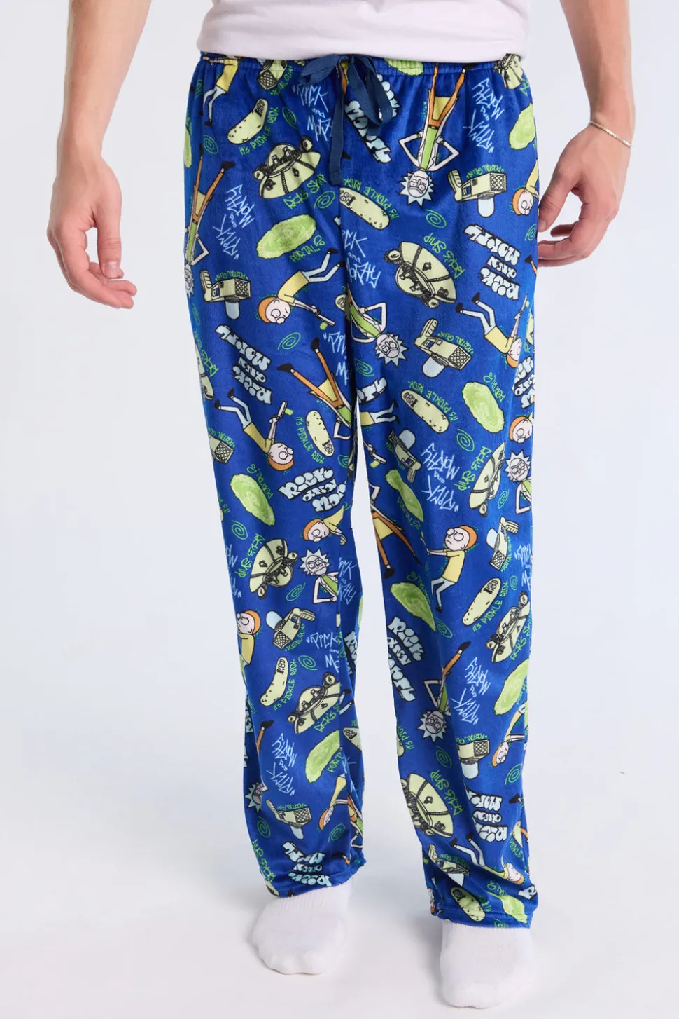 Mens Rick And Morty Pajama Bottoms
