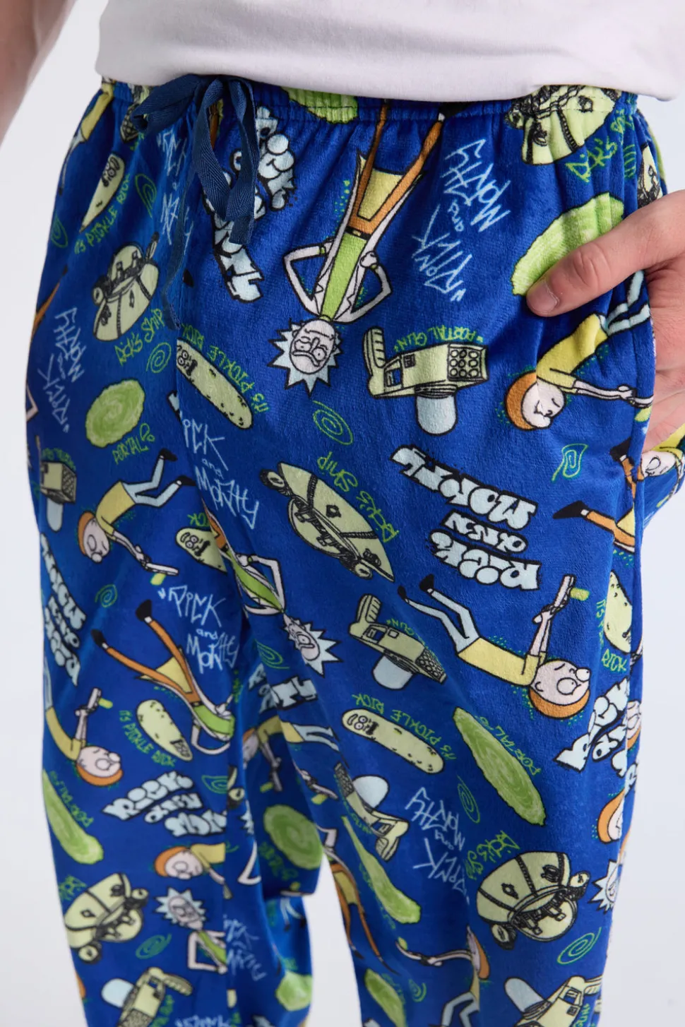 Mens Rick And Morty Pajama Bottoms