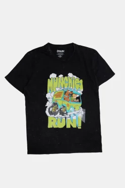 Mens Scooby-Doo Acid Wash Graphic T-Shirt
